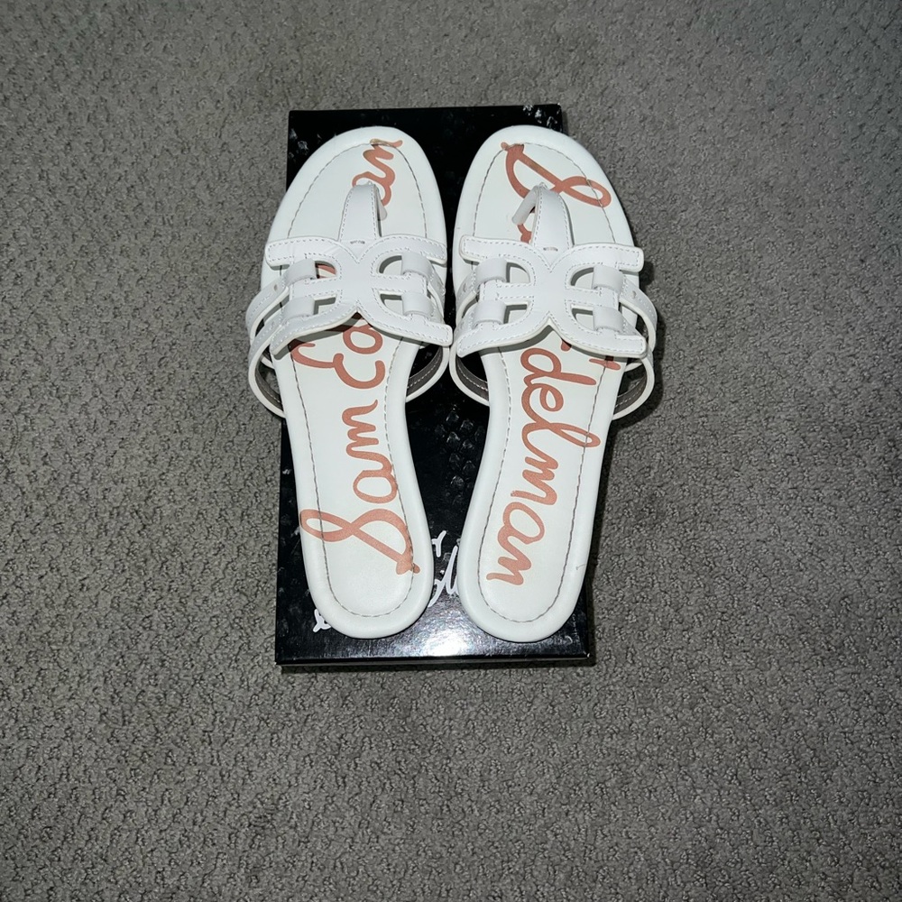 Sam Edelman White Sandals
